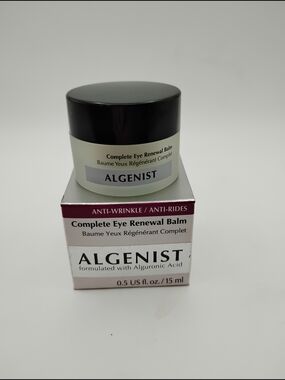 Algenist Eye Renewal Balm - Black & White with Pink Accent